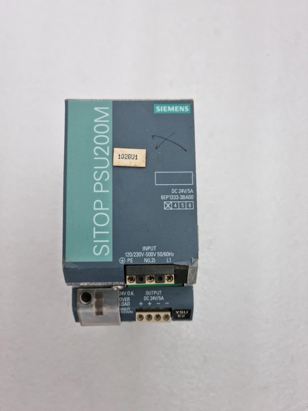 SIEMENS SITOP PSU200M 6EP1333-3BA00 POWER SUPPLY AC 120-230/230-500V OUTPUT-DC24